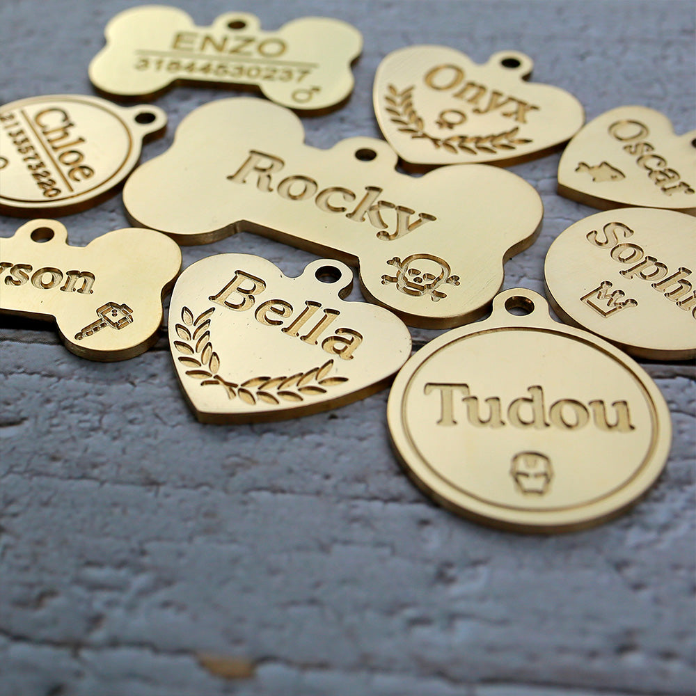 Brass Dog Tags 